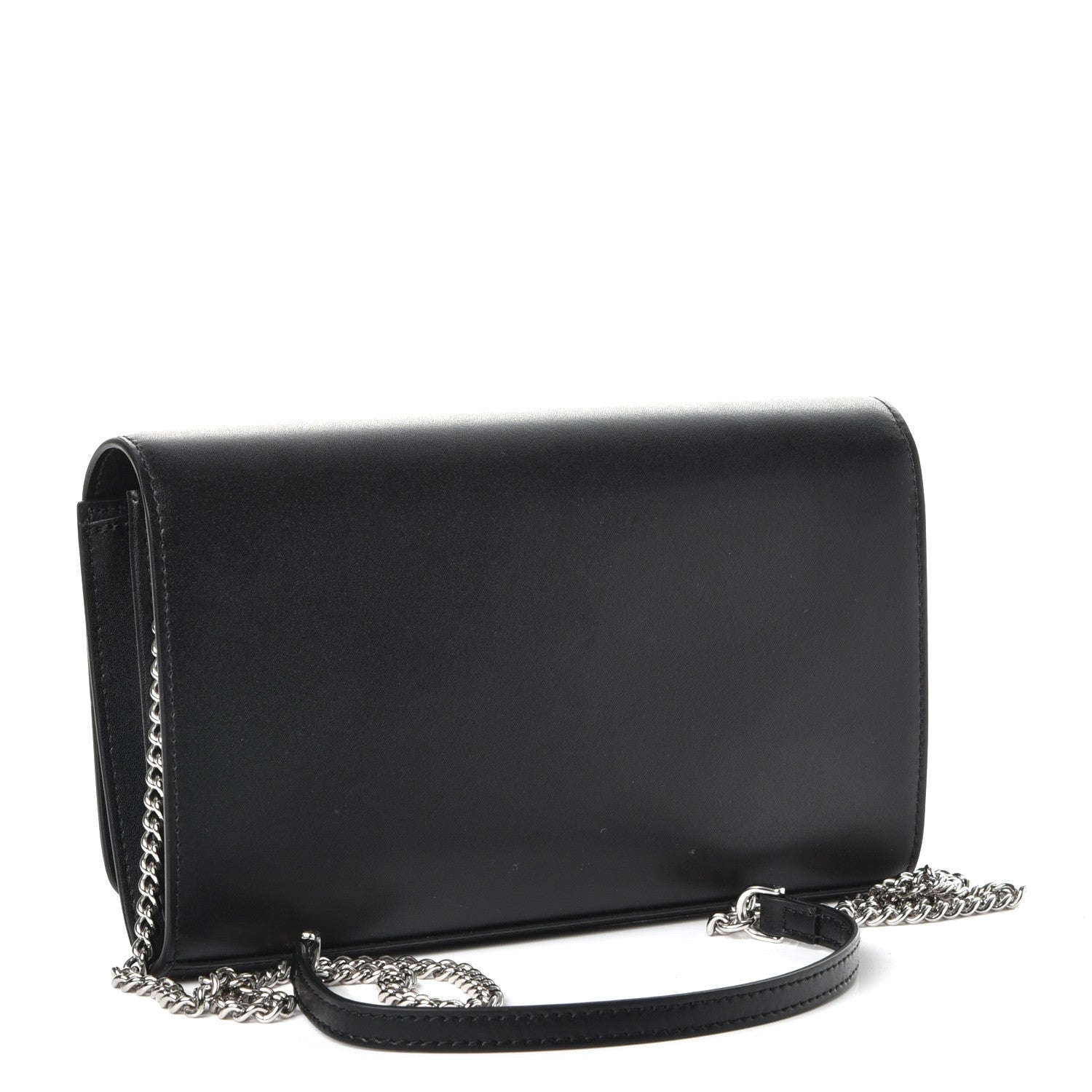 Fendi Vitello Liberty Pearl F is Fendi Wallet On Chain Black 2 of 9