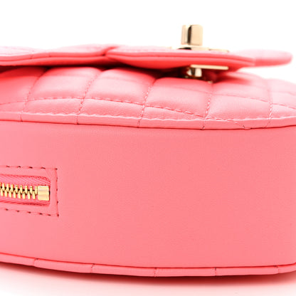 Chanel Lambskin Quilted CC In Love Heart Bag Pink 9 of 11