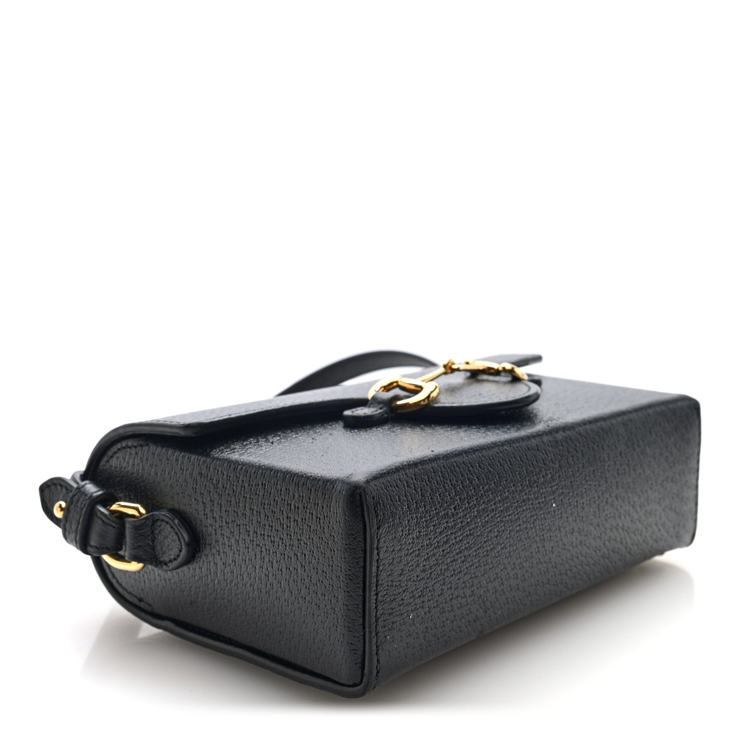 Gucci Calfskin Horsebit 1955 Shoulder Bag Black 4 of 9