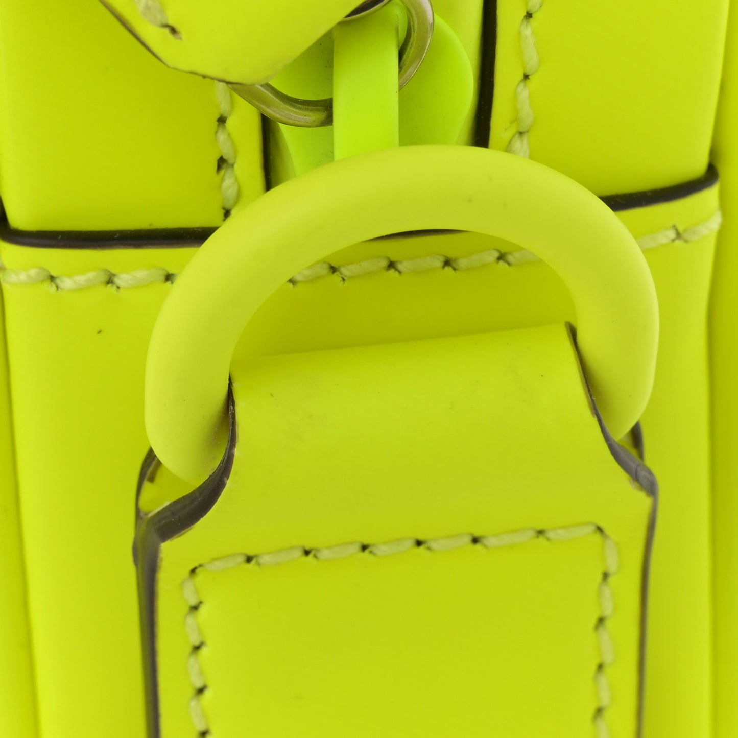Rubber Effect Monogram GG Crossbody Bag Fluorescent Yellow