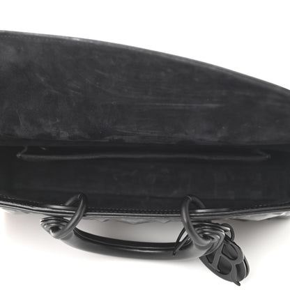 Christian Dior Calfskin Cannage Diamond Medium Lady D-Joy Black 5 of 11