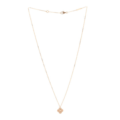 Van Cleef & Arpels 18K Rose Gold Sweet Alhambra Pendant Necklace 3 of 6