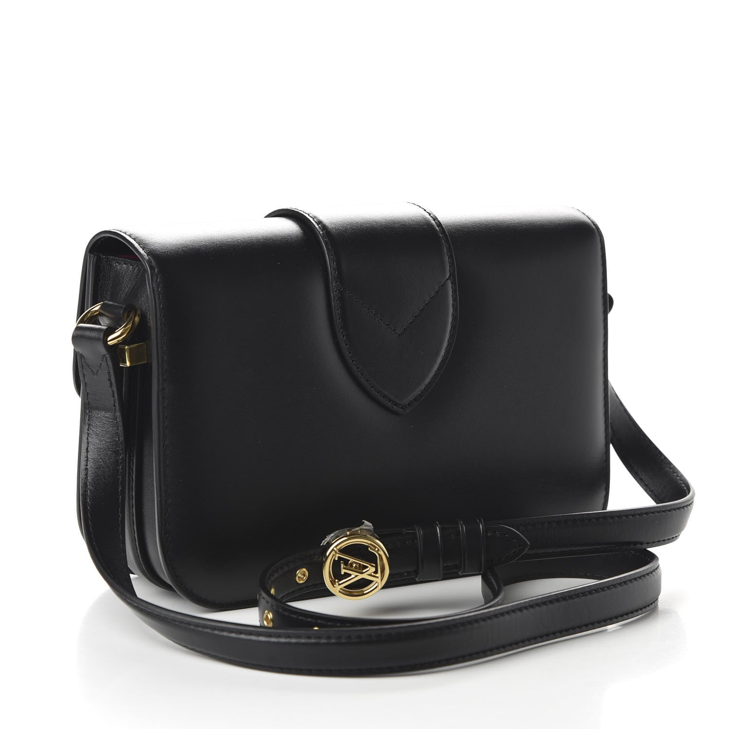 Louis Vuitton Smooth Calfskin LV Pont 9 Black 3 of 9