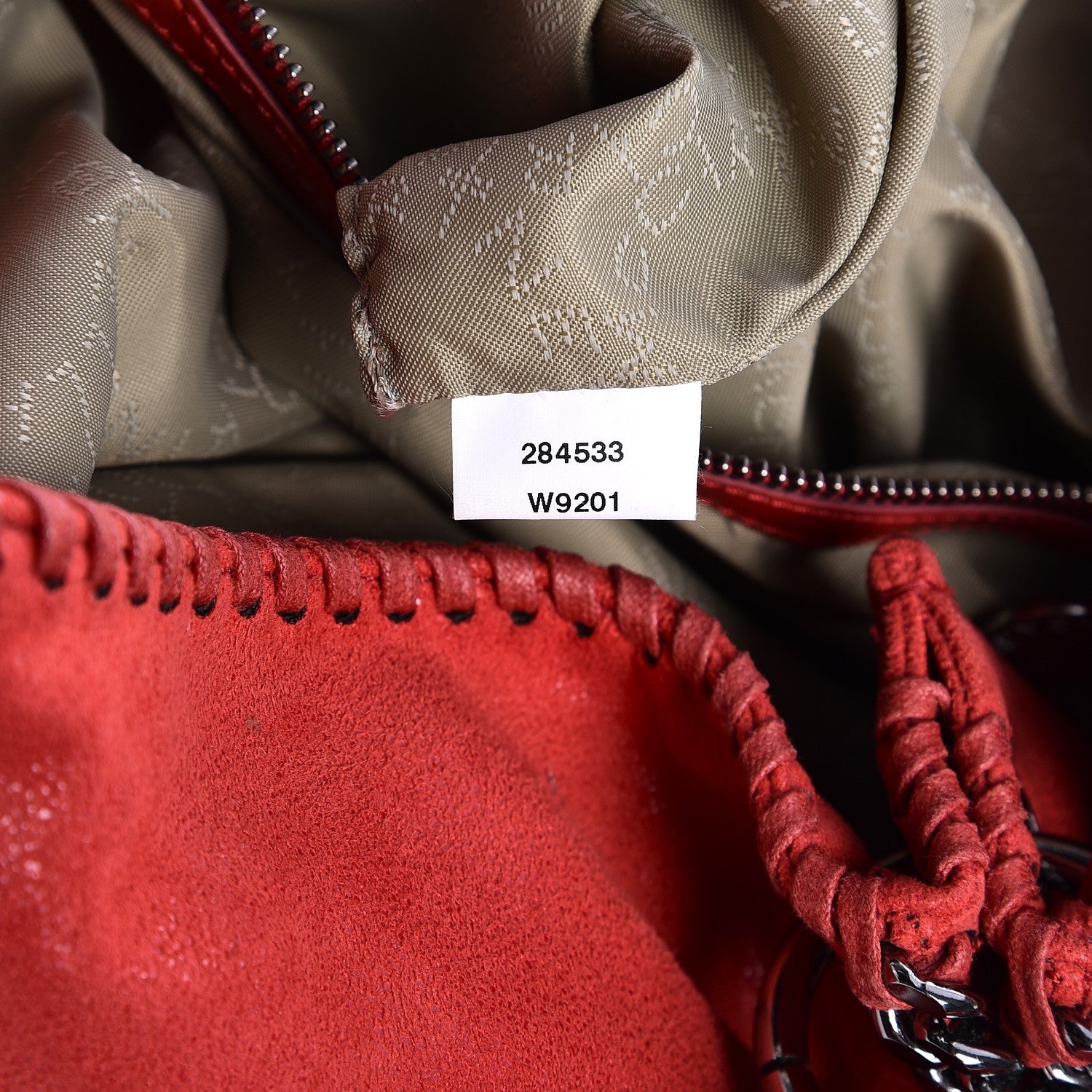 Stella McCartney Shaggy Deer Falabella Hobo Red 7 of 7