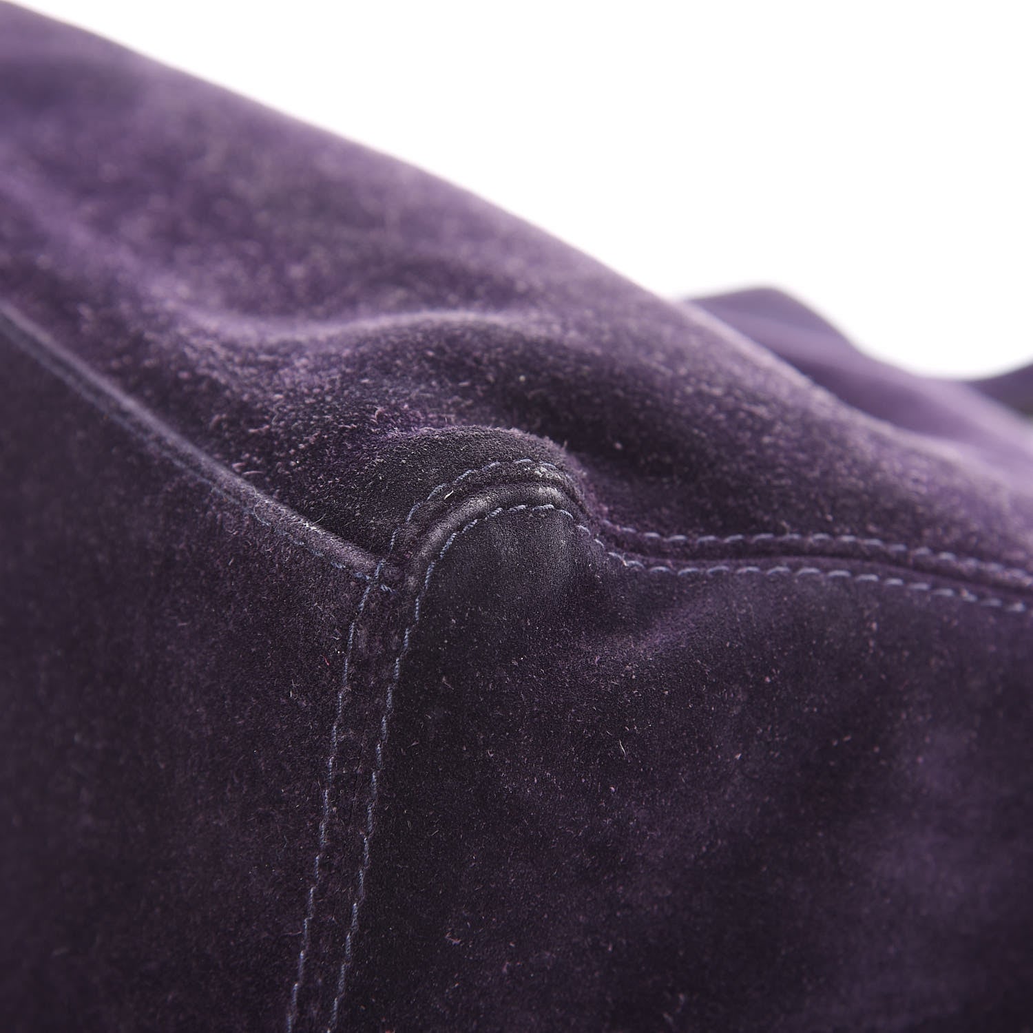 Chanel Suede CC Shoulder Bag Purple 14 of 19