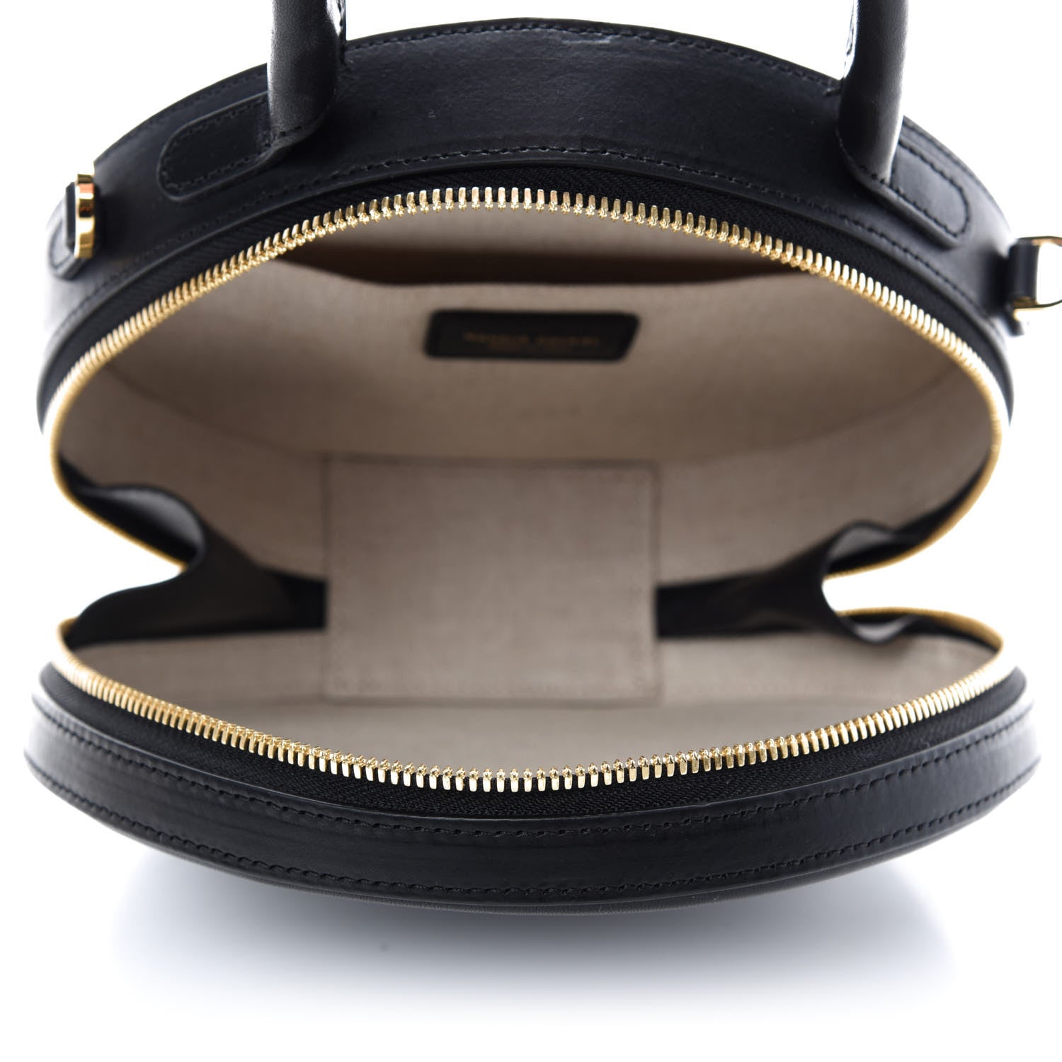 Mansur Gavriel Calfskin Circle Crossbody Bag Black 6 of 12