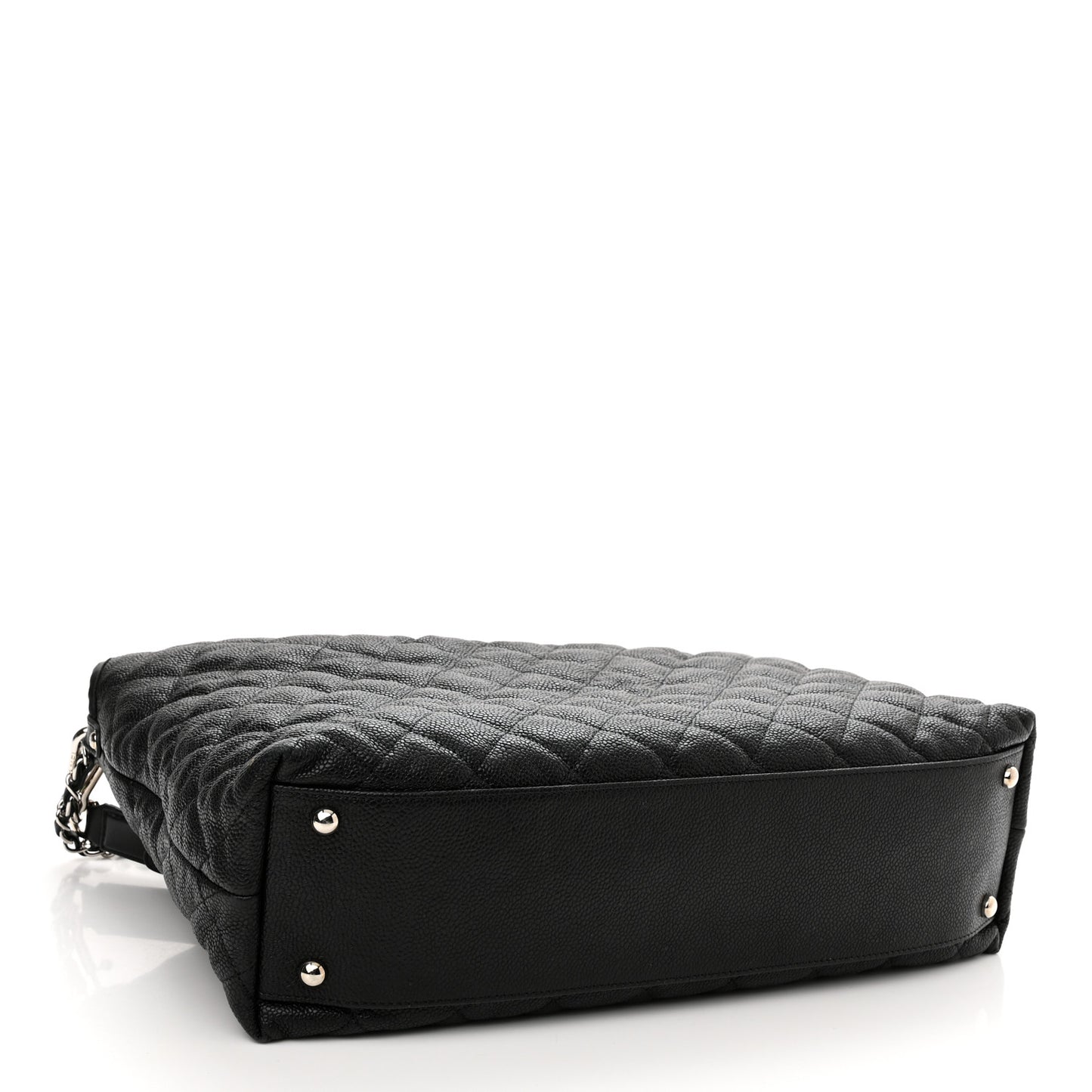 Caviar Quilted French Riviera Hobo Black
