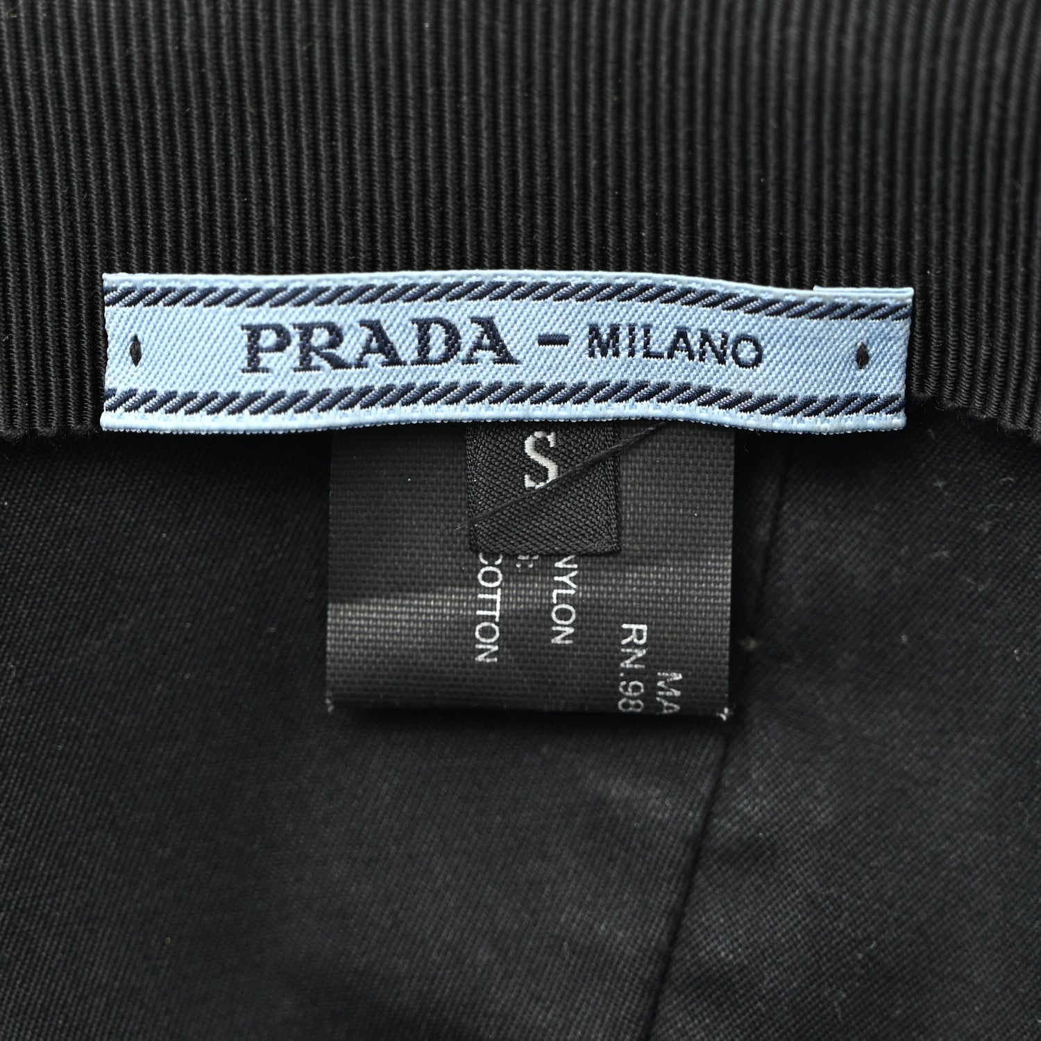 Prada Re-Nylon Womens Baseball Cap S Black 8 of 10