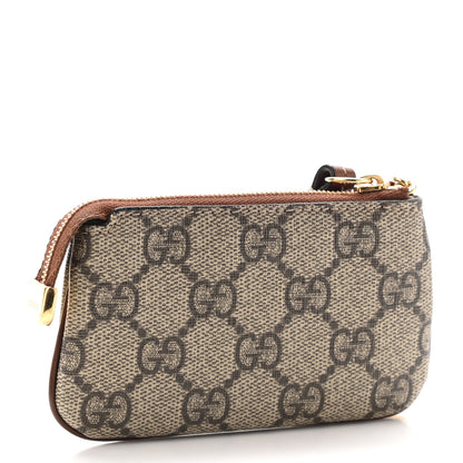 Gucci GG Supreme Monogram Key Case Brown 3 of 11