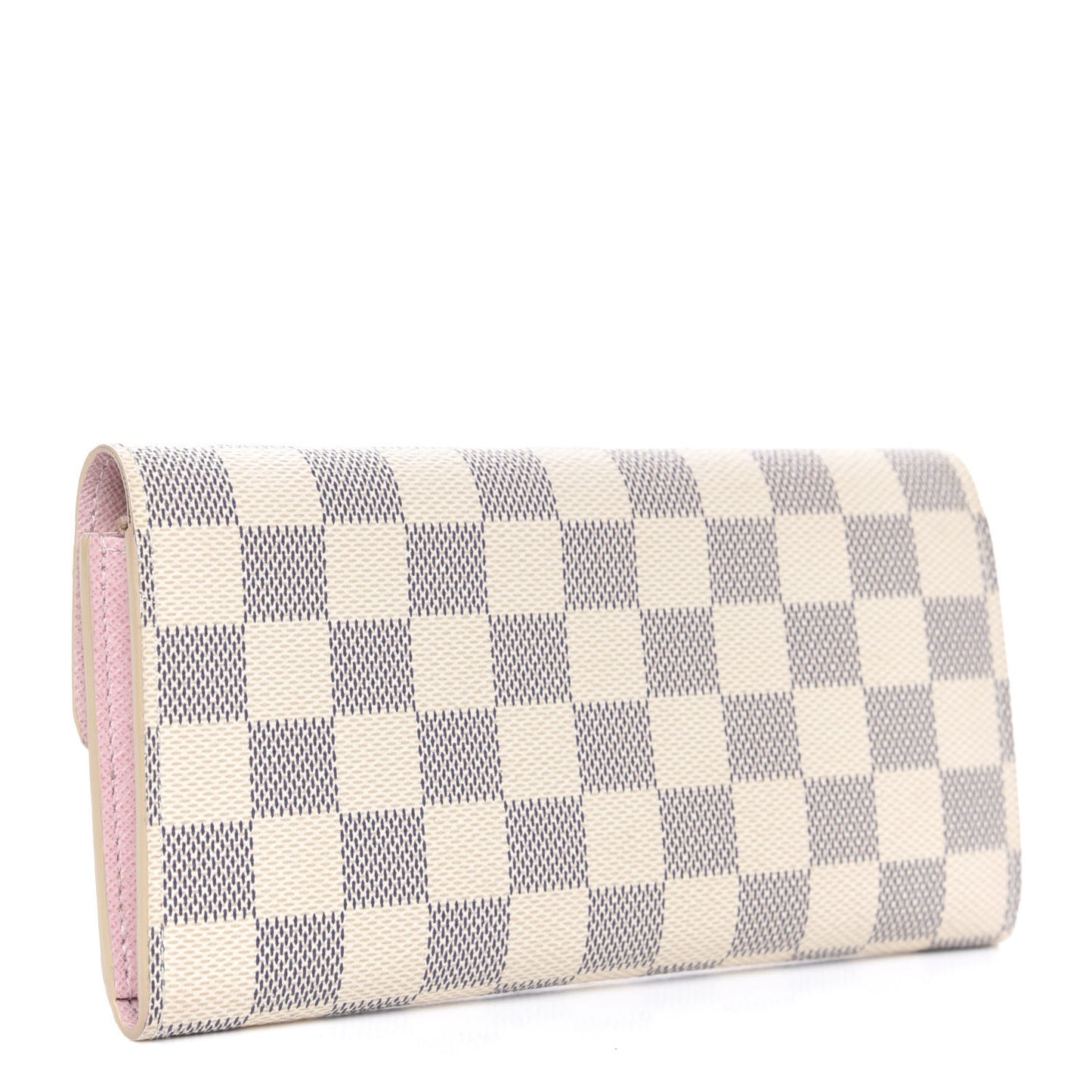 Damier Azur Emilie Wallet Rose Ballerine