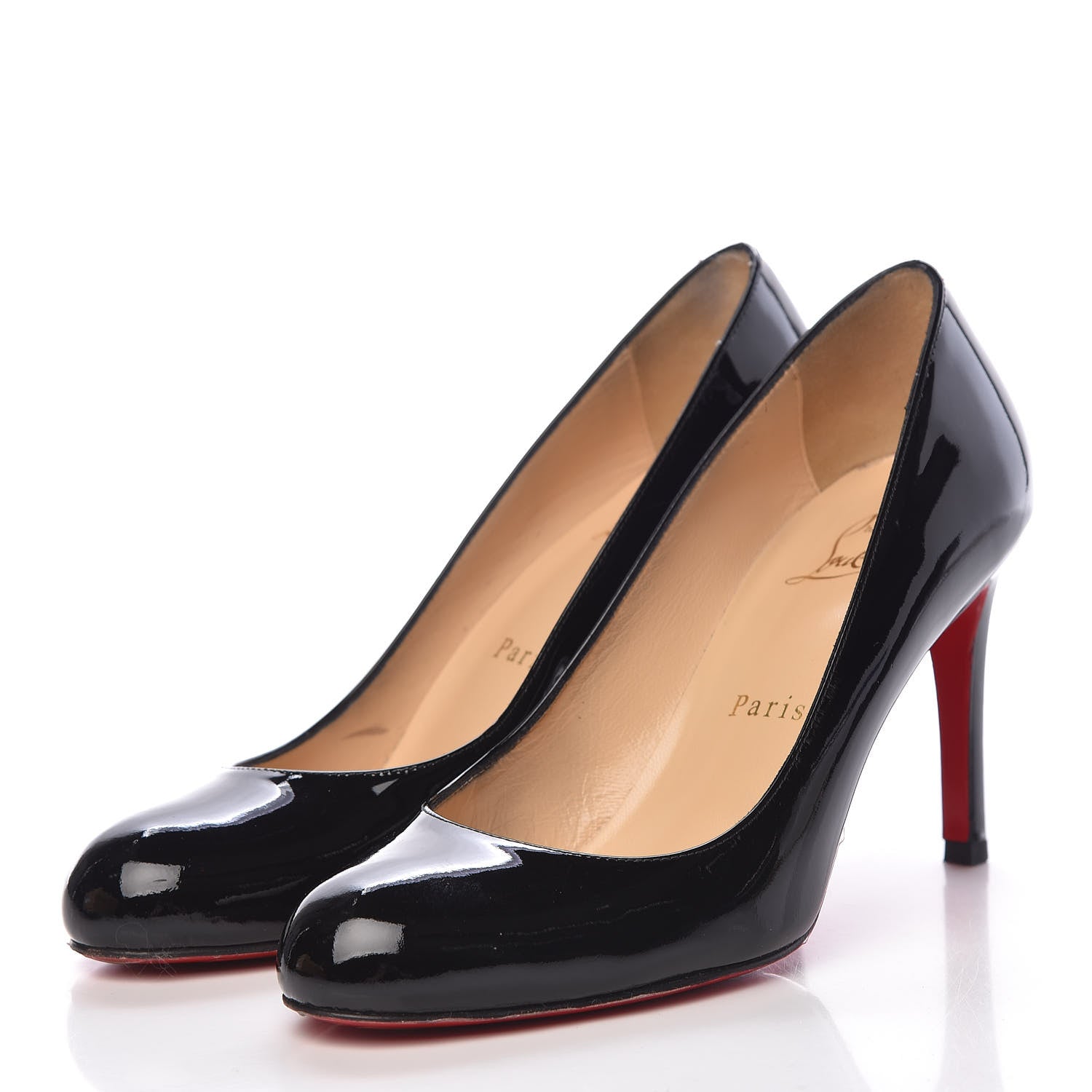Christian Louboutin Patent Simple 85 Pumps 35 Black 3 of 14