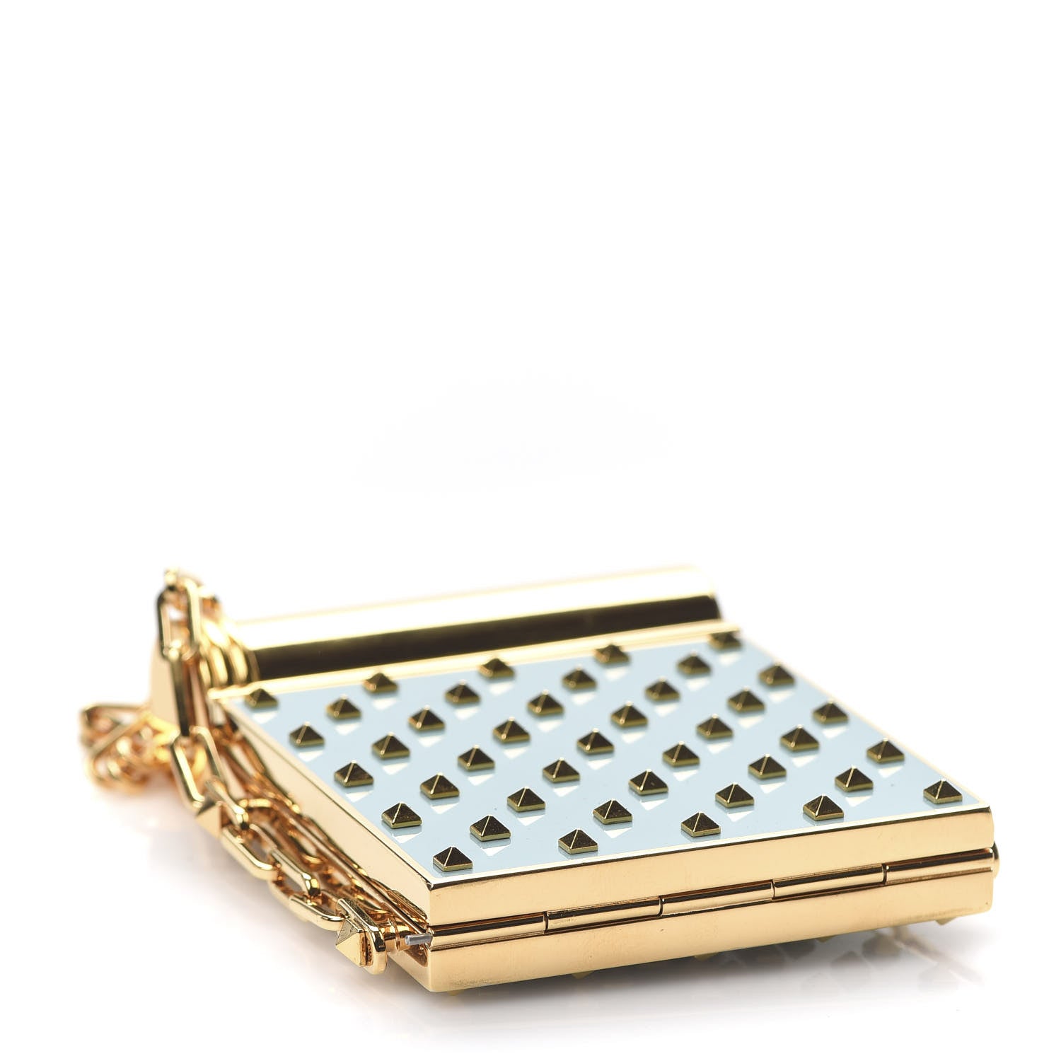 Valentino Garavani Rockstud Lipstick Holder Minaudiere Azzurro 4 of 8