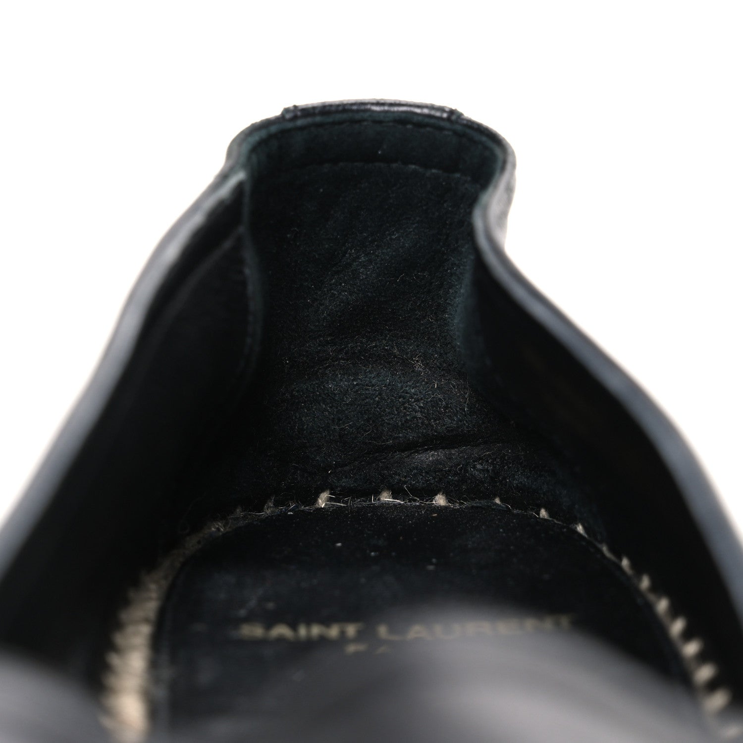 Saint Laurent Lambskin Monogram Espadrilles 39 Black 11 of 11