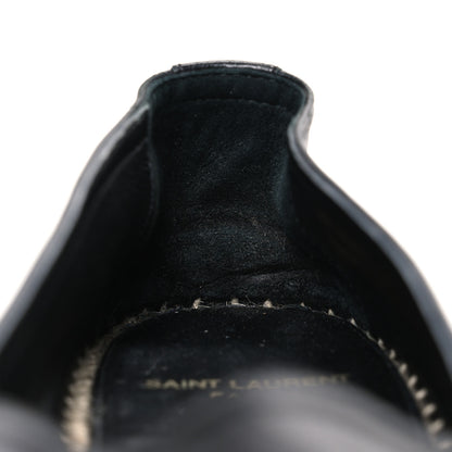 Saint Laurent Lambskin Monogram Espadrilles 39 Black 11 of 11