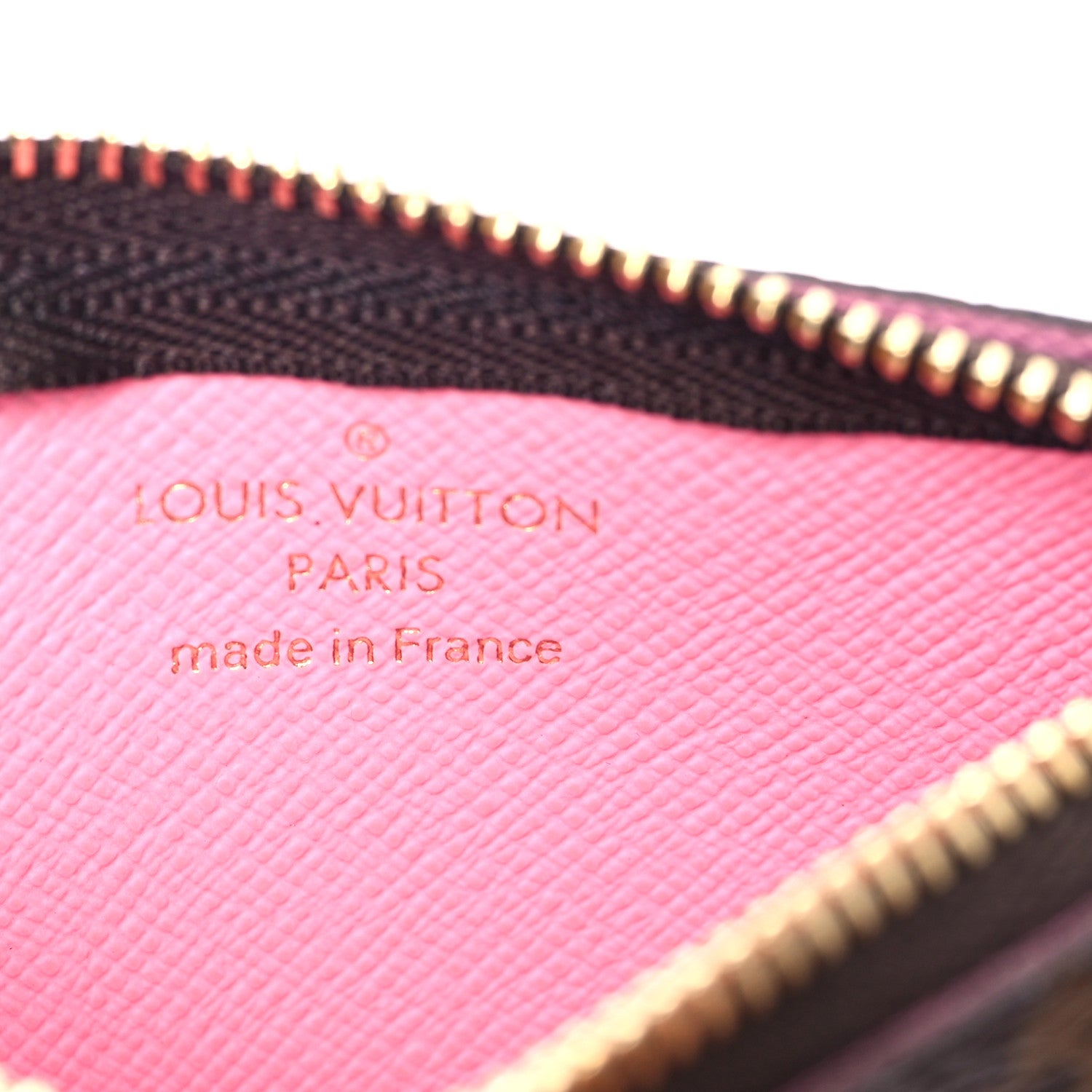 Louis Vuitton Monogram 2023 Christmas Animation Alpine Key Pouch Pink 6 of 8