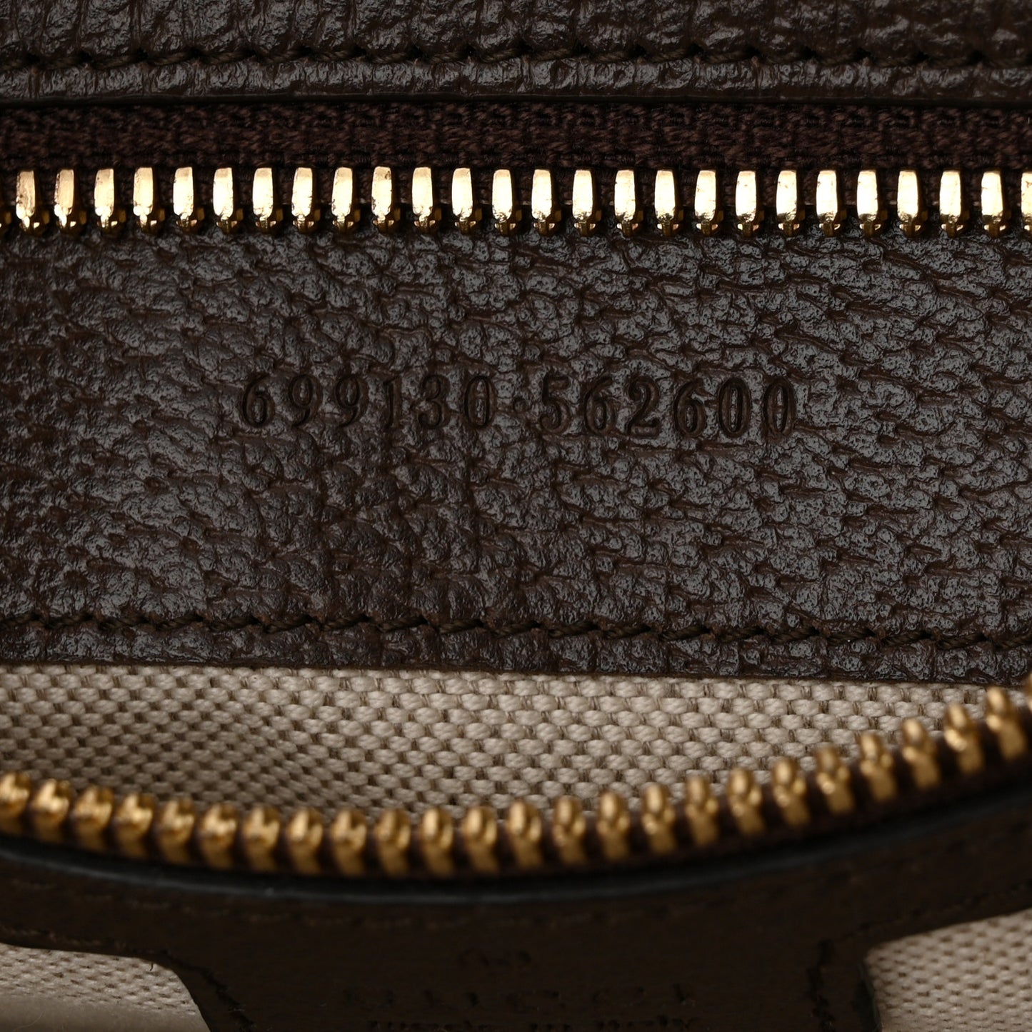 Monogram Jumbo GG Textured Dollar Calfskin Web Wristlet Messenger Bag Camel Ebony New Acero