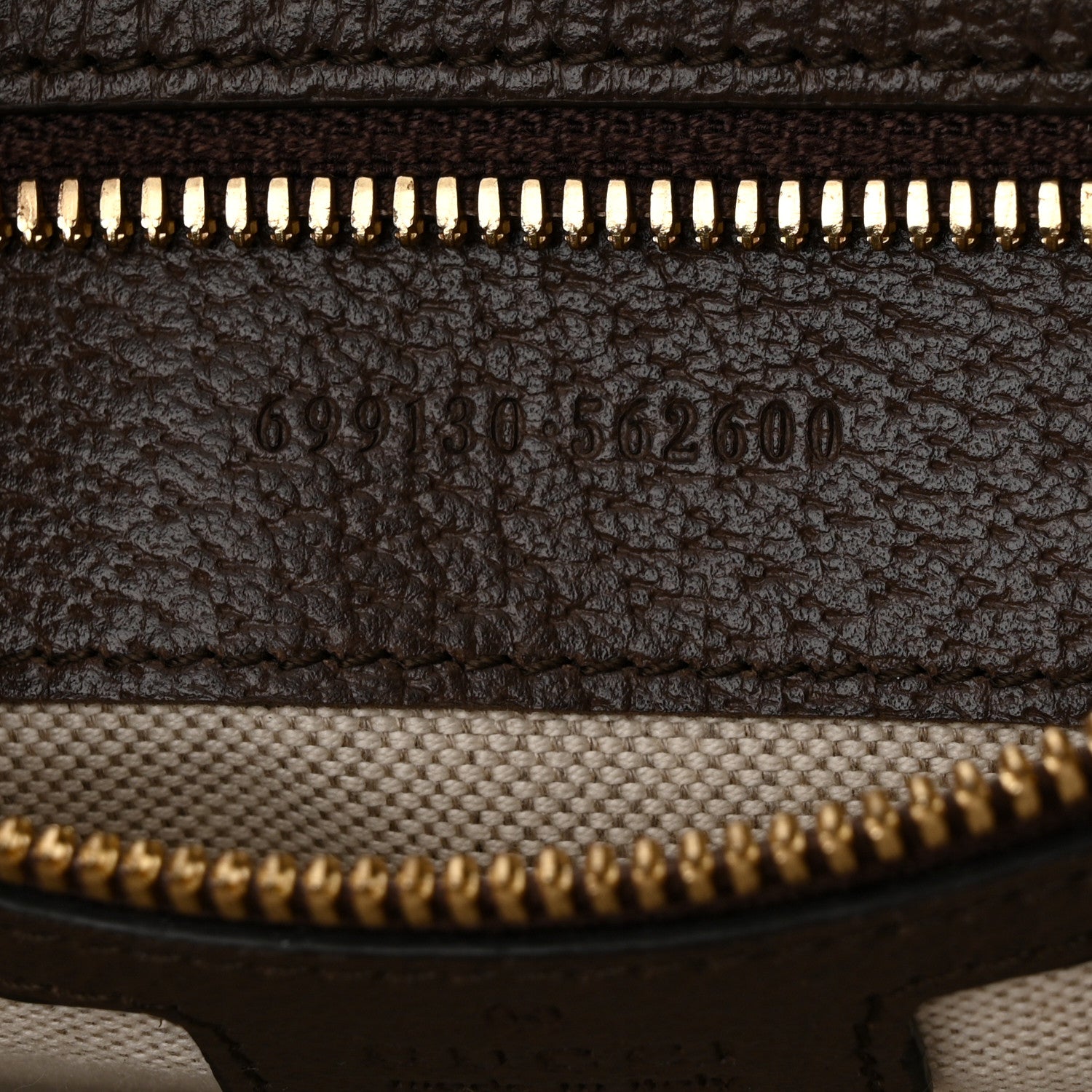 Gucci Monogram Jumbo GG Textured Dollar Calfskin Web Wristlet Messenger Bag Camel Ebony New Acero 7 of 15