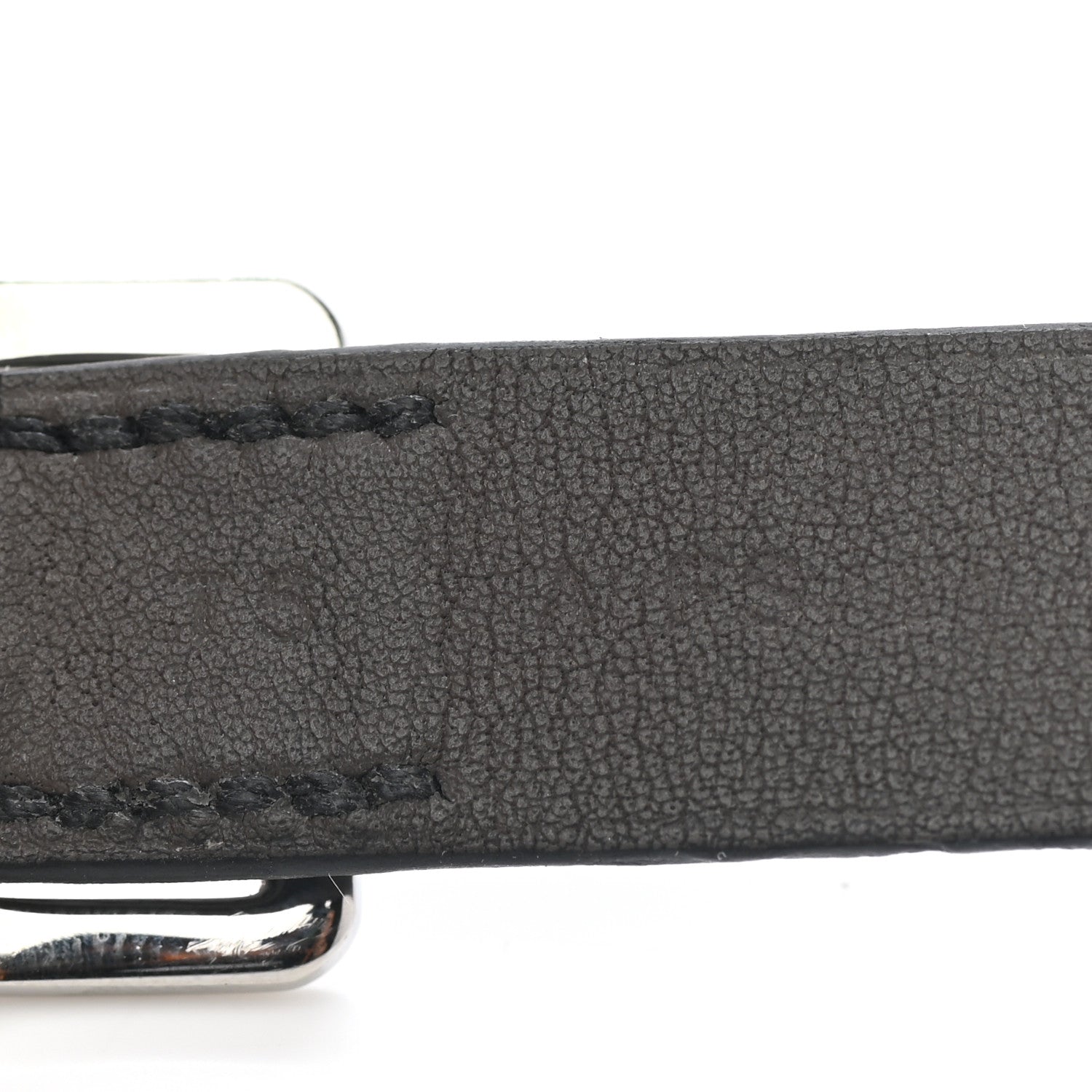 Hermes Chamonix Swift Paddock Bracelet T5 Black Etain 7 of 8