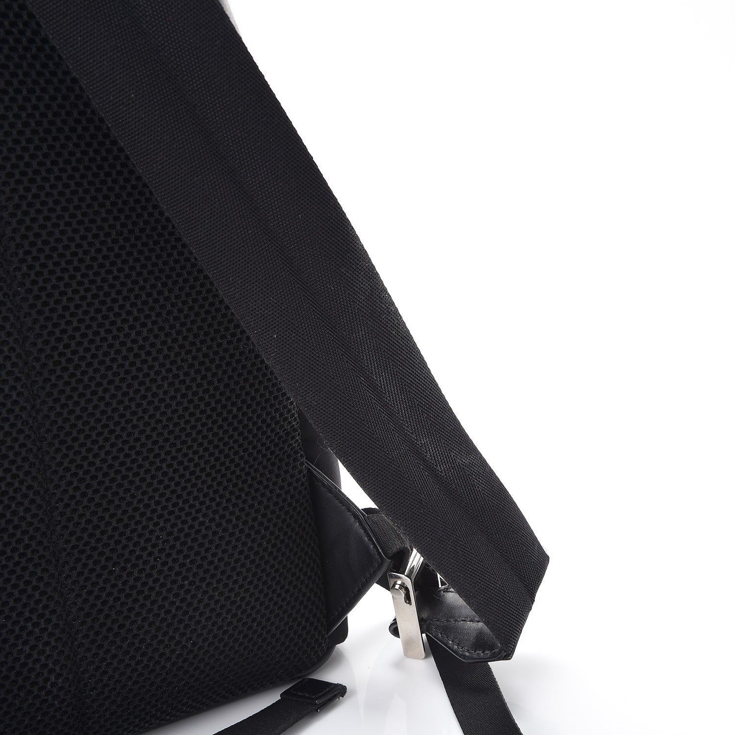 Fendi Nylon Vitello Liberty Face No Words Backpack Black 11 of 16