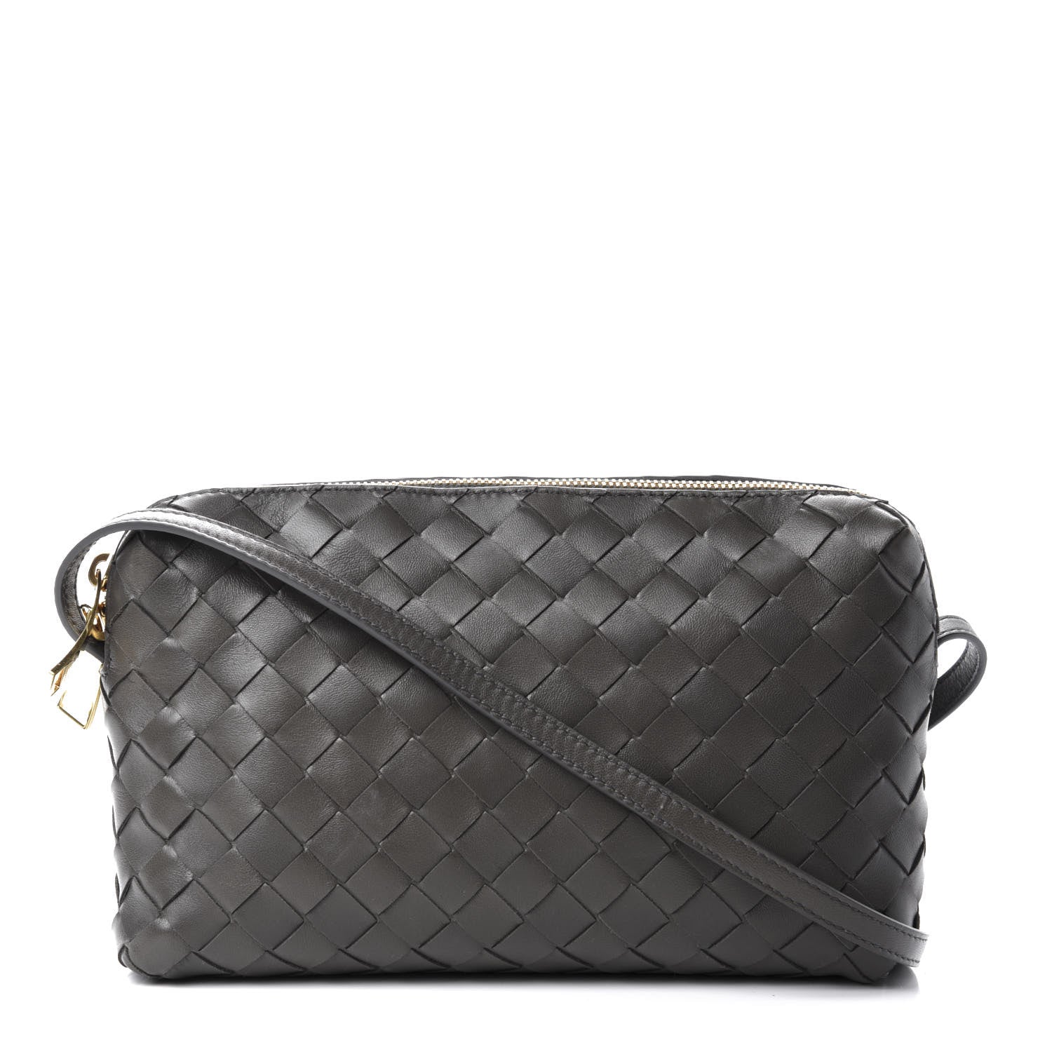 Bottega Veneta Nappa Intrecciato Crossbody Light Graphite 1 of 9