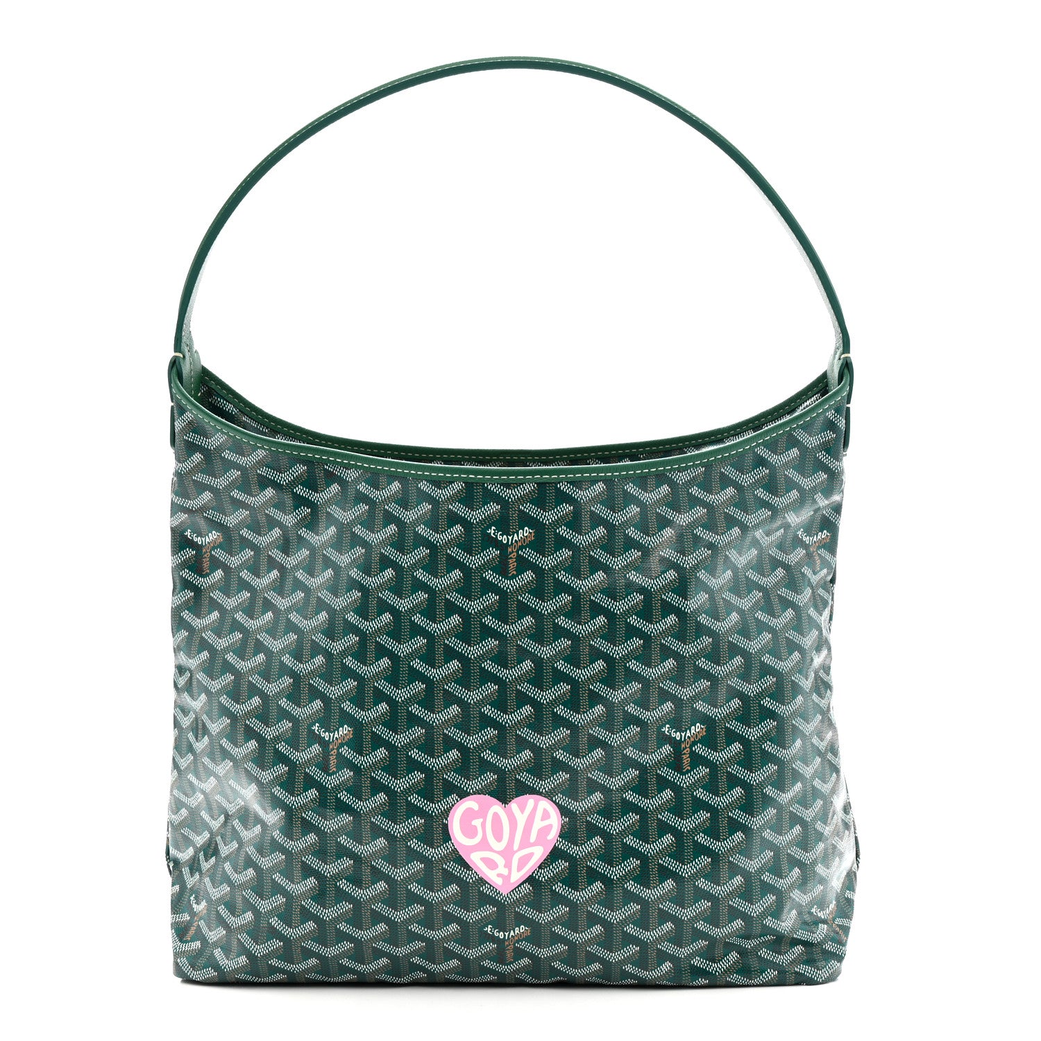 Goyard Goyardine Coeur Boheme Hobo Green 3 of 11