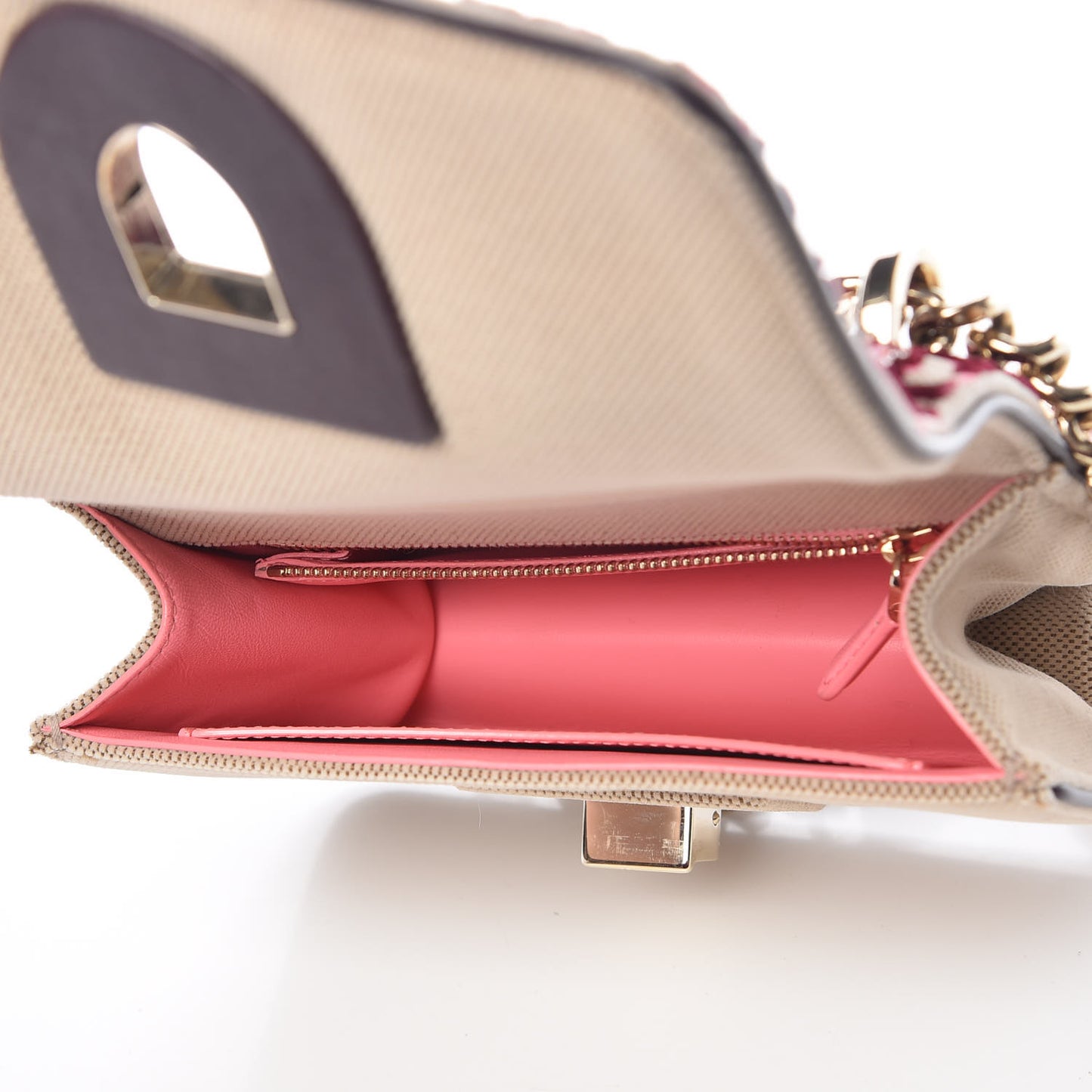 Velvet Crystal Small Diorama Club Flap Bag Plum