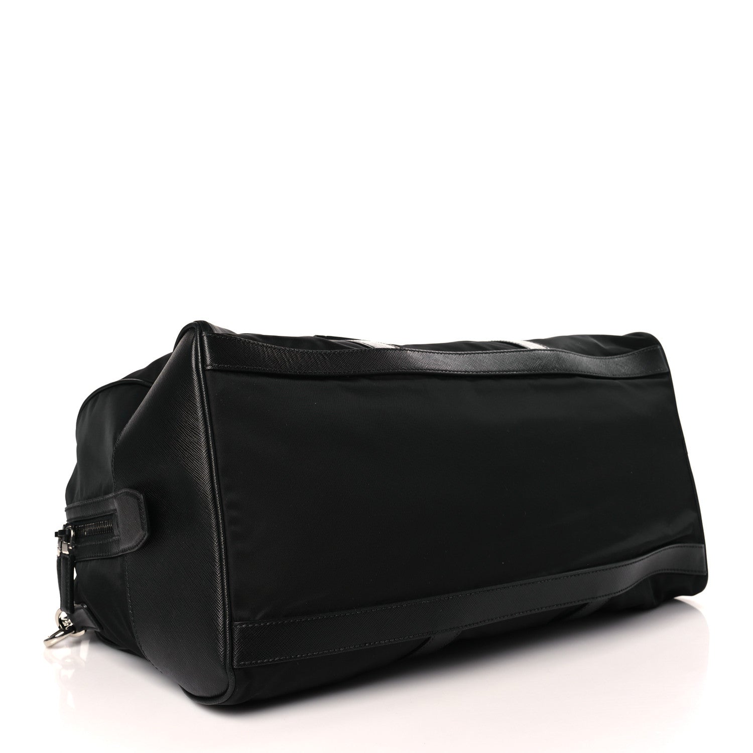 Prada Re-Nylon Saffiano Duffle Bag Black 3 of 7