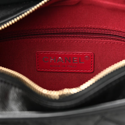 Chanel Aged Calfskin Quilted Small Gabrielle Hobo Black 6 of 11