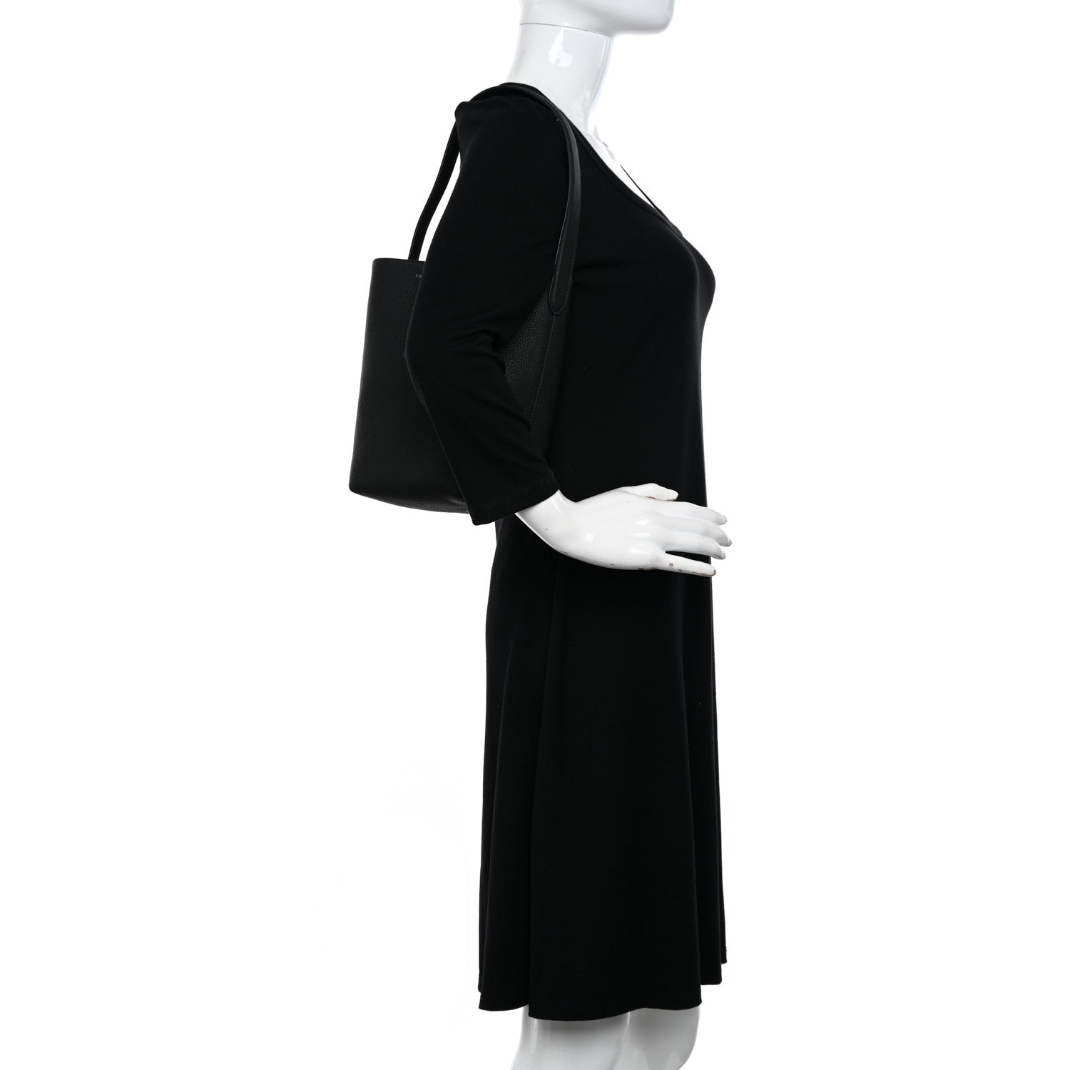 The Row Grained Calfskin Small N/S Park Tote Black 2 of 9