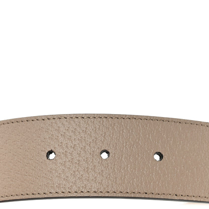 Gucci Calfskin Double G 40mm Belt 80 32 Mystic White 5 of 5