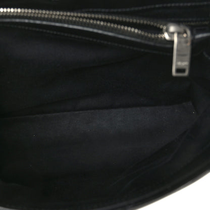 Saint Laurent Calfskin Y Quilted Monogram Medium Loulou Chain Satchel Black 5 of 9