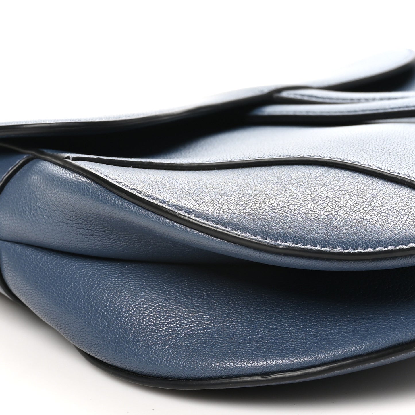 Calfskin Saddle Bag Sky Blue