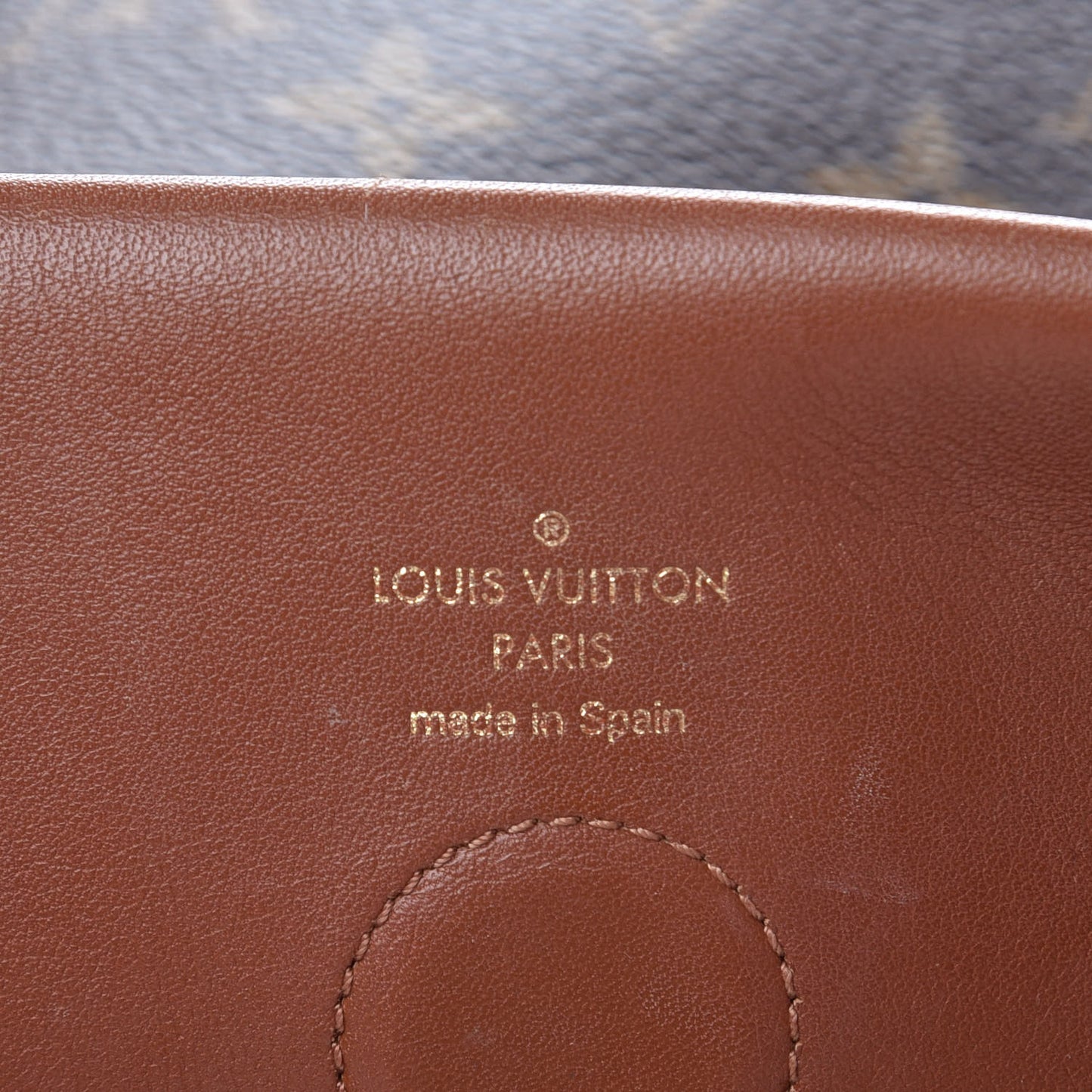 Monogram Tuileries Besace Caramel Rouge