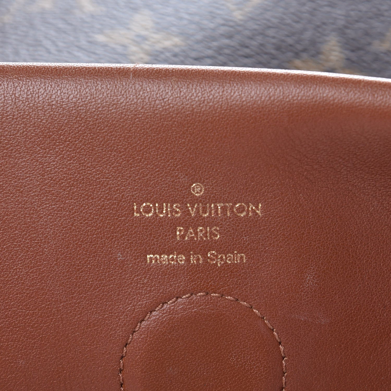 Louis Vuitton Monogram Tuileries Besace Caramel Rouge 6 of 13