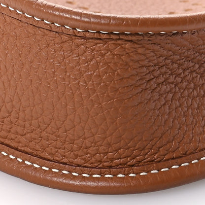Hermes Taurillon Clemence Evelyne TPM Gold 9 of 10