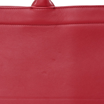 Christian Dior Calfskin Embossed Large Book Tote Red 13 of 15