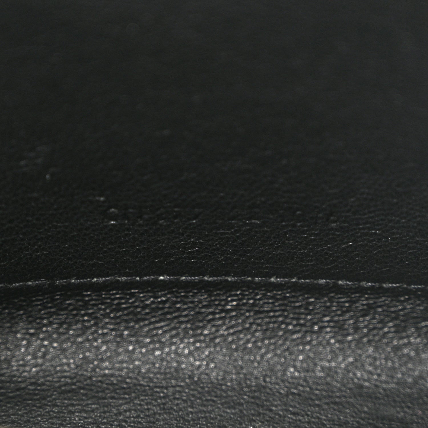 Saint Laurent Grain De Poudre Matelasse Chevron Monogram Chain Wallet Fog 8 of 12