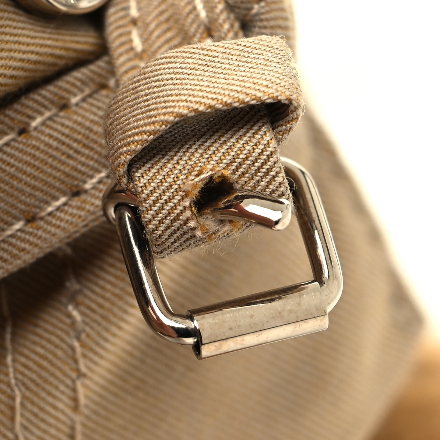 Thomas Check Trench Teddy Bear Keychain Charm Camel