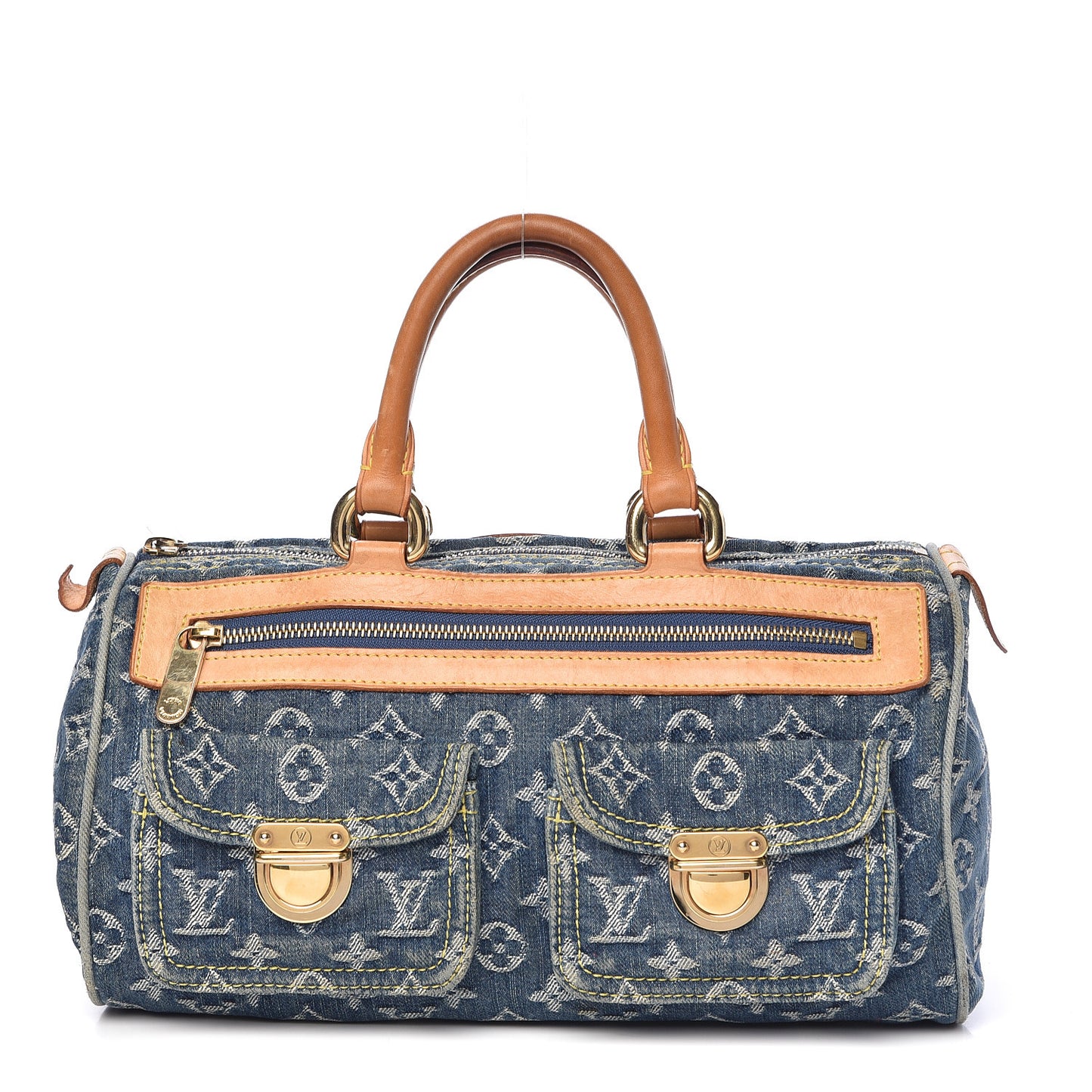 Monogram Denim Neo Speedy Blue