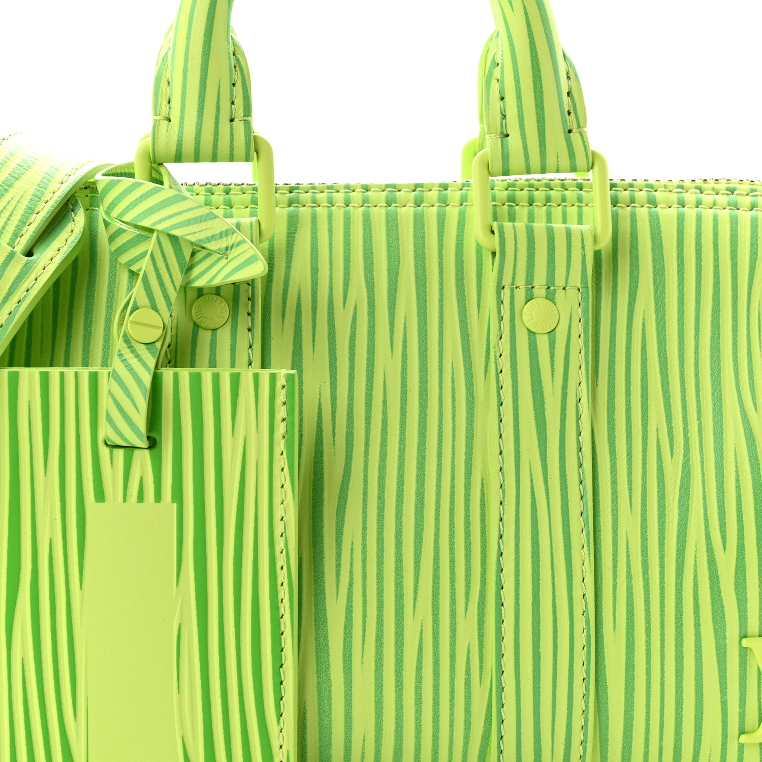 Louis Vuitton LV X Park Seo-Bo Epi Bandouliere 25  Green 7 of 9