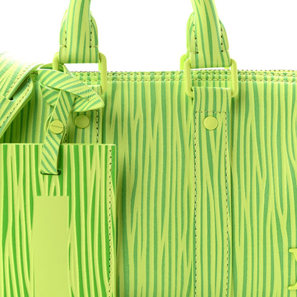 Louis Vuitton LV X Park Seo-Bo Epi Bandouliere 25  Green 7 of 9