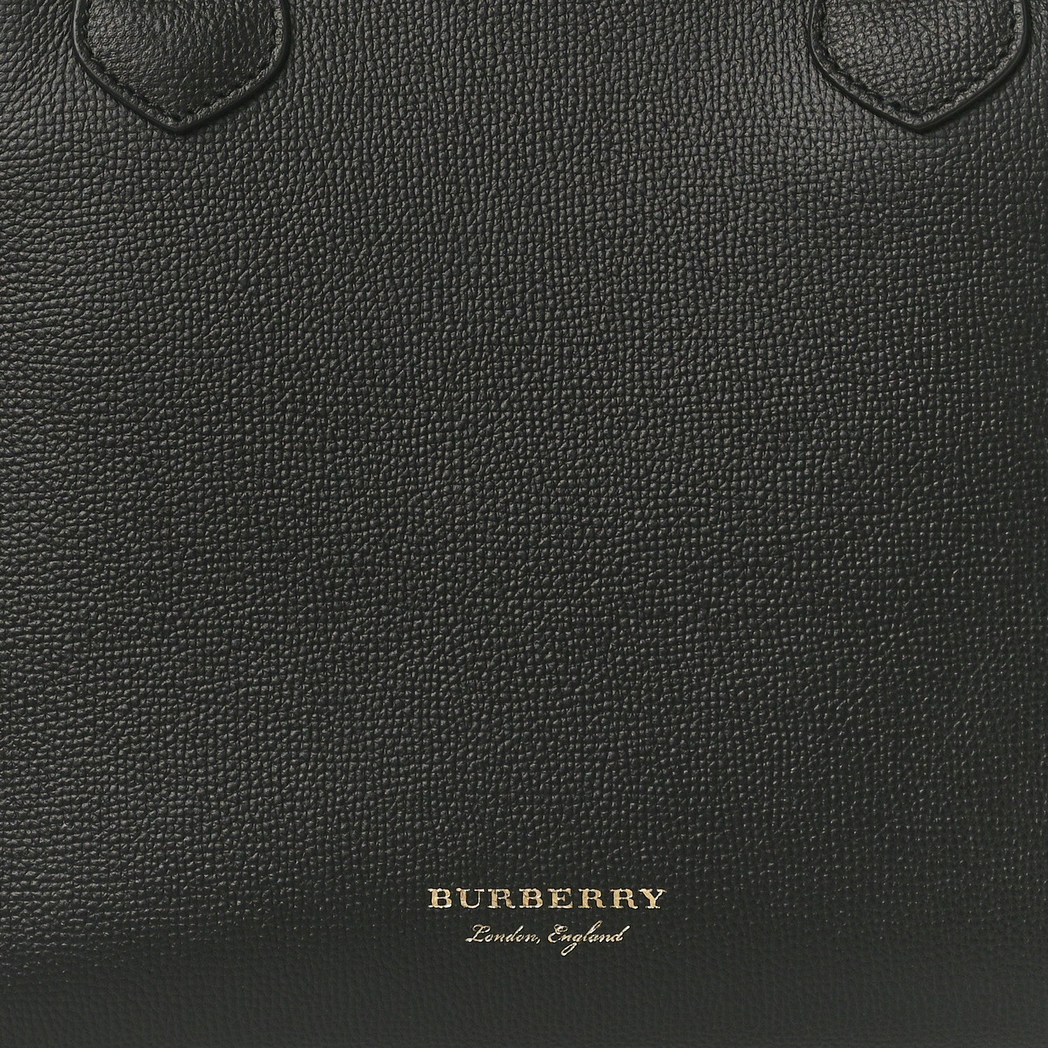 Burberry Derby Calfskin House Check Medium Banner Tote Black 7 of 10