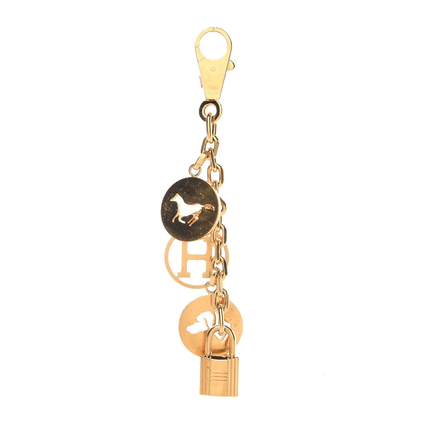 Hermes Breloque Bag Charm Gold 1 of 2