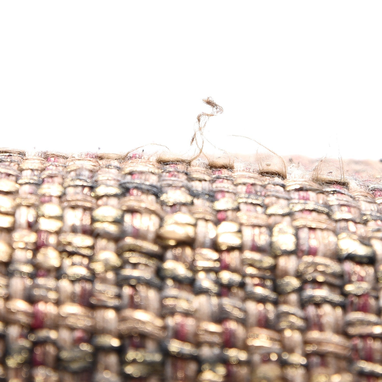 Stella McCartney Metallic Woven Boucle Falabella Gold 6 of 15