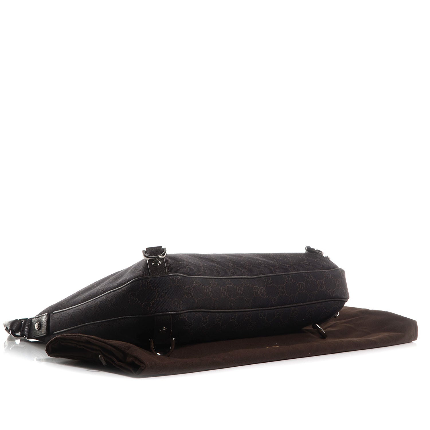 Gucci Monogram Abbey D Ring Hobo Brown 4 of 7