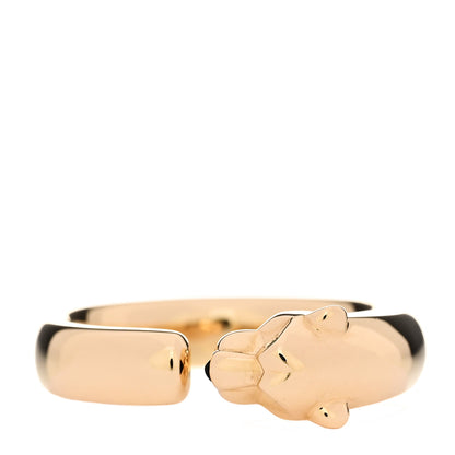 Cartier 18K Yellow Gold Tsavorite Onyx Panthere De Cartier Ring 56 7.75 3 of 6