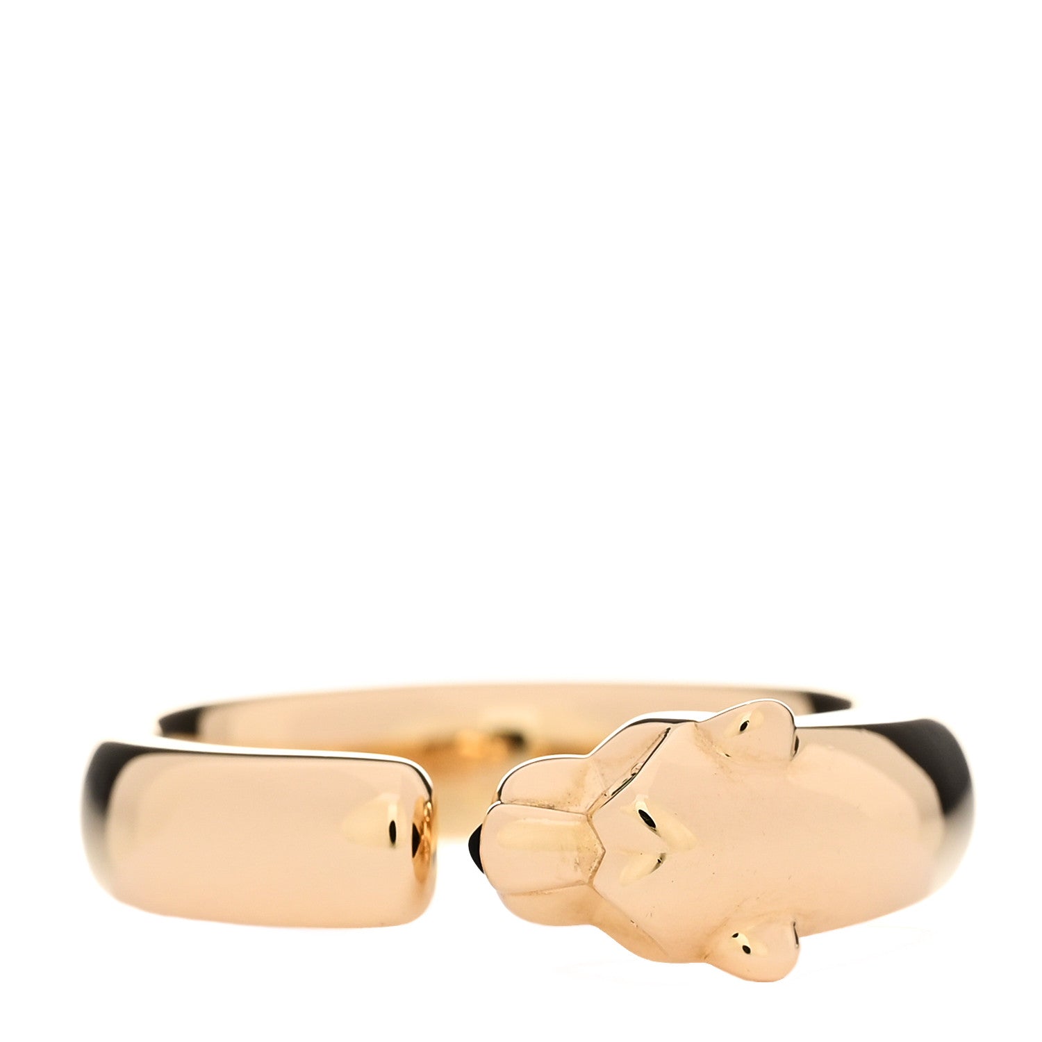 Cartier 18K Yellow Gold Tsavorite Onyx Panthere De Cartier Ring 56 7.75 3 of 6
