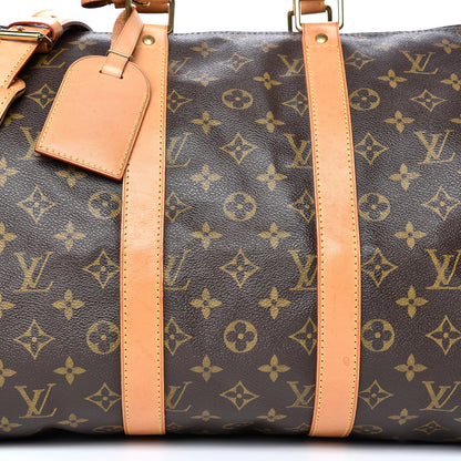 Louis Vuitton Monogram Keepall Bandouliere 45 15 of 20