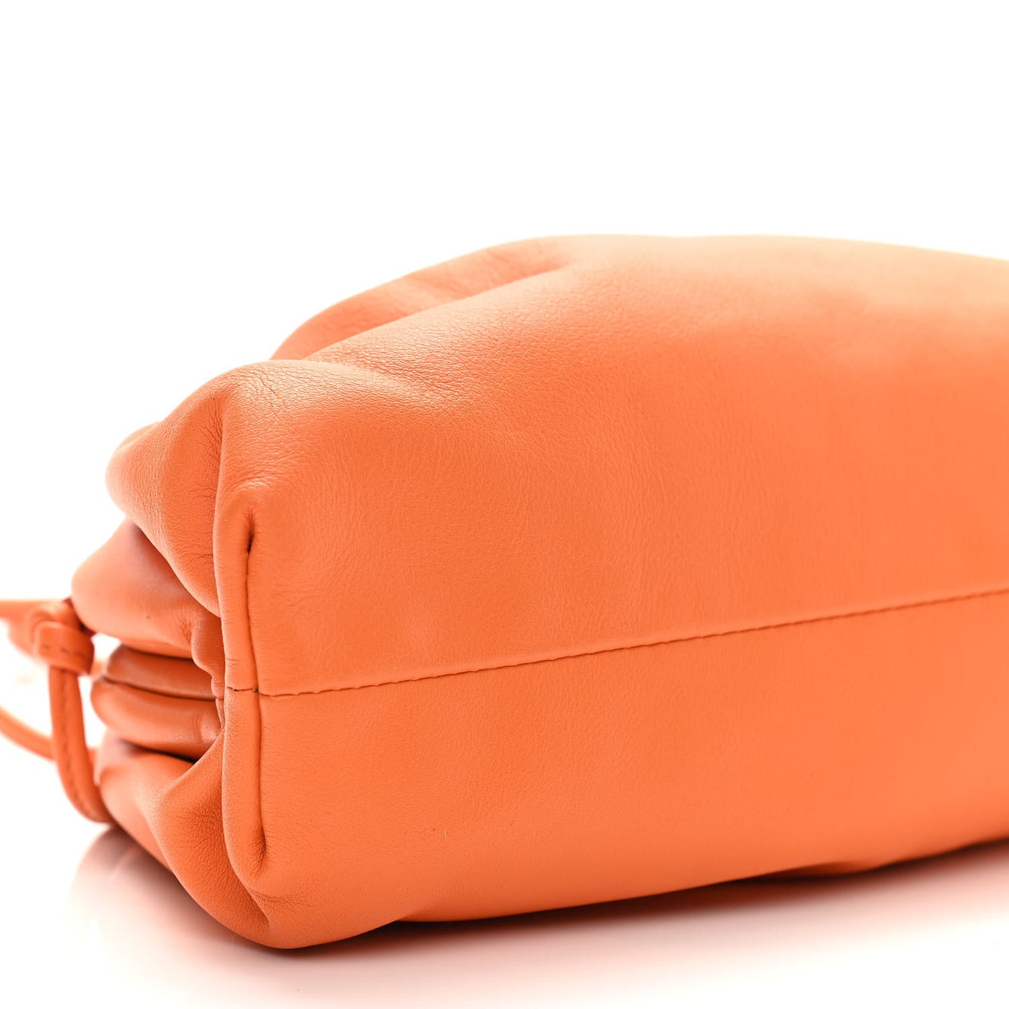 Butter Calfskin The Mini Pouch Light Orange