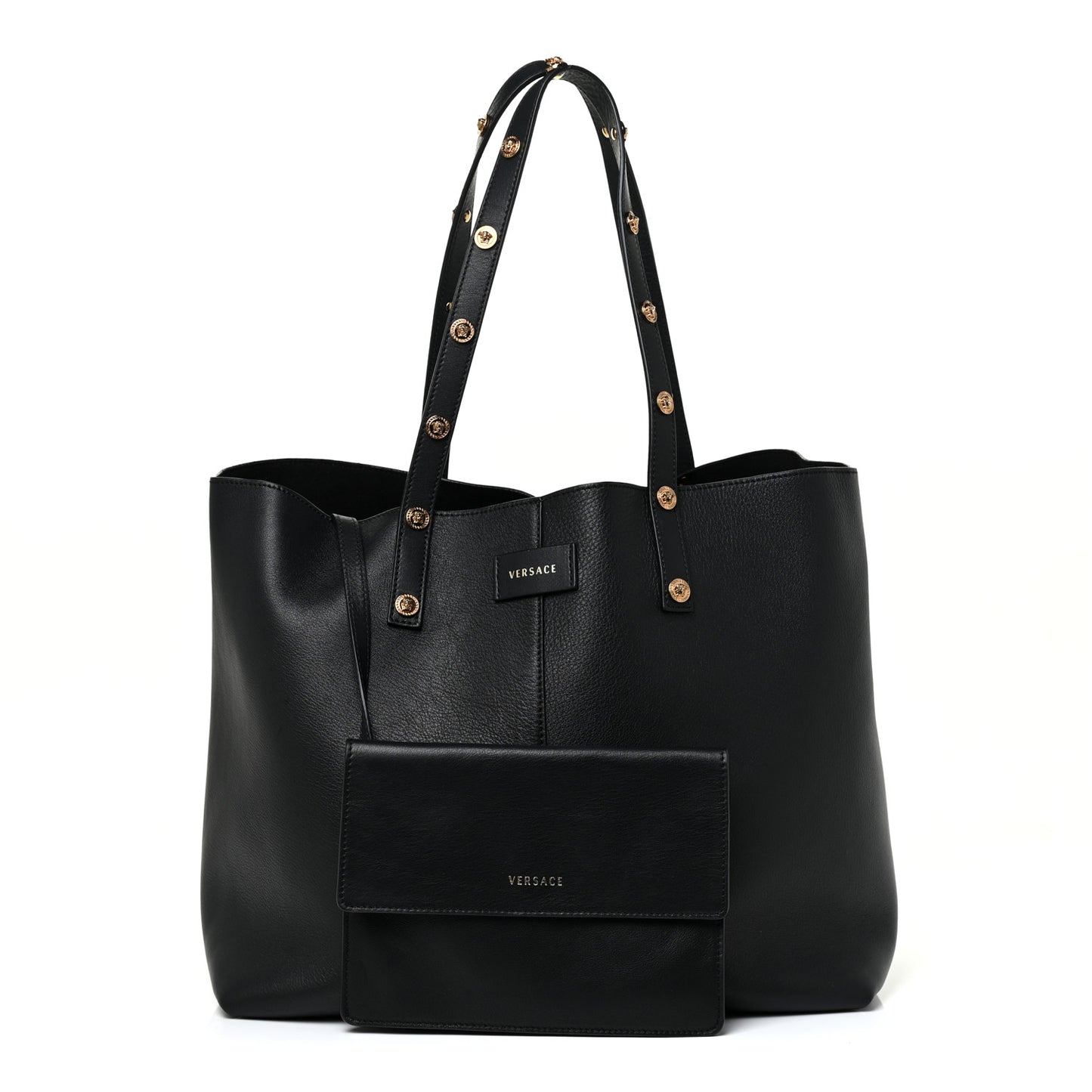 Calfskin Palazzo Tote Black